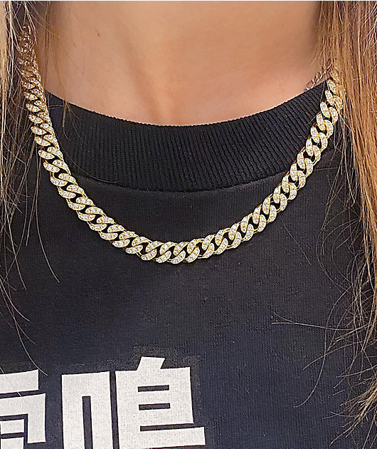 The Gold Gods Diamond Micro Cuban Necklace