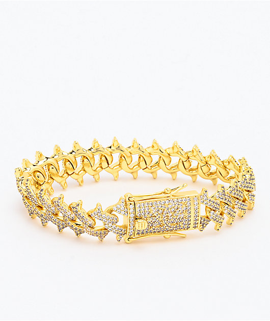 zumiez gold bracelet