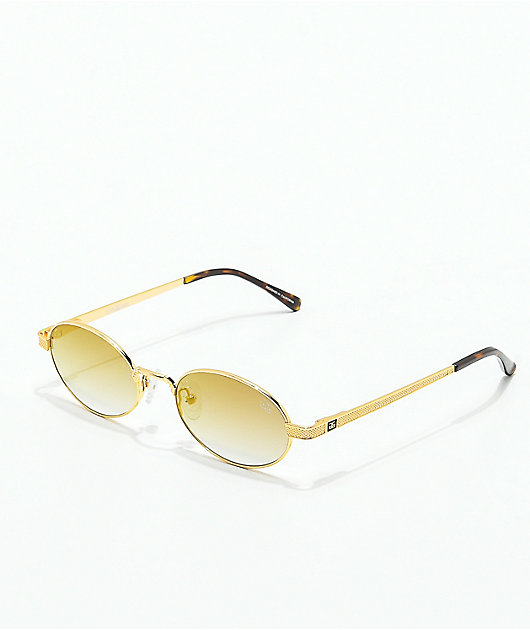 The Gold Gods The Ares Brown Gradient Sunglasses