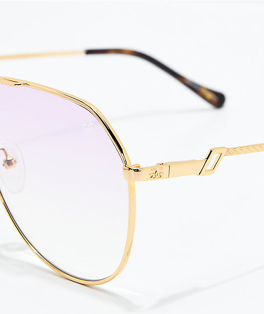 The Gold Gods The Escobar Pink Gradient Sunglasses