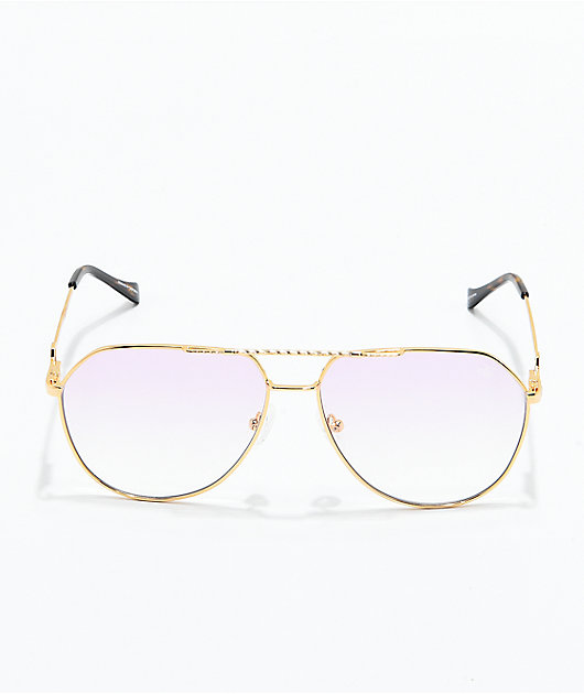 The Gold Gods The Escobar Pink Gradient Sunglasses