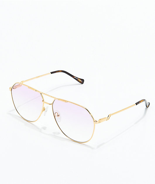 The Gold Gods The Escobar gafas de sol rosas con gradiente
