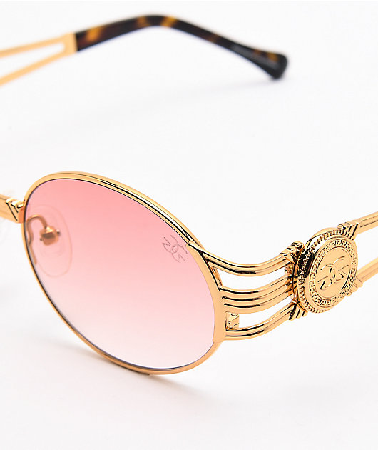 The Gold Gods The Ethos Red & Gold Sunglasses