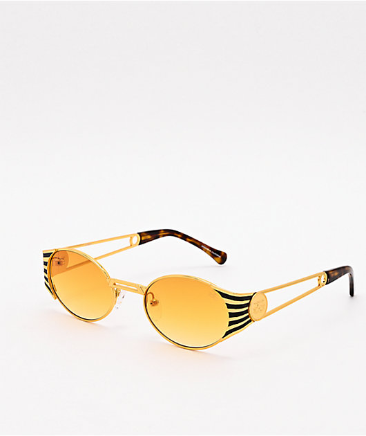 The Gold Gods The Ethos V2 Orange & Gold Sunglasses