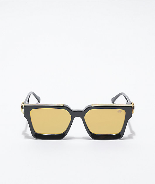 The Gold Gods The Virgils Black & Gold Flash Sunglasses