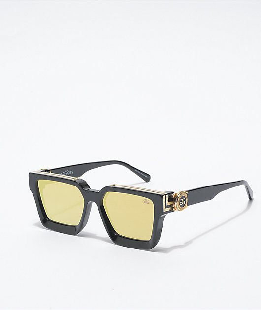 The Gold Gods The Virgils Black & Gold Flash Sunglasses