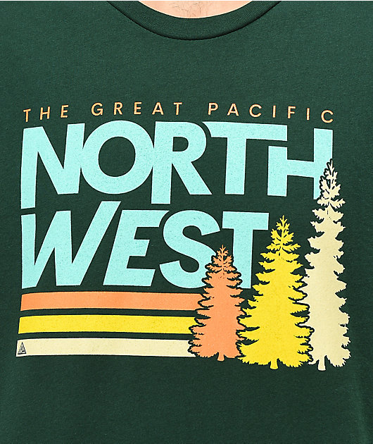 Goodfellow Great Pacific Northwest T-Shirt S Green