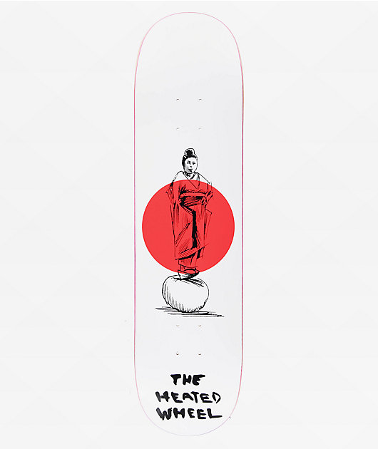 The Heated Wheel Kimono 8.0" Skateboard Deck