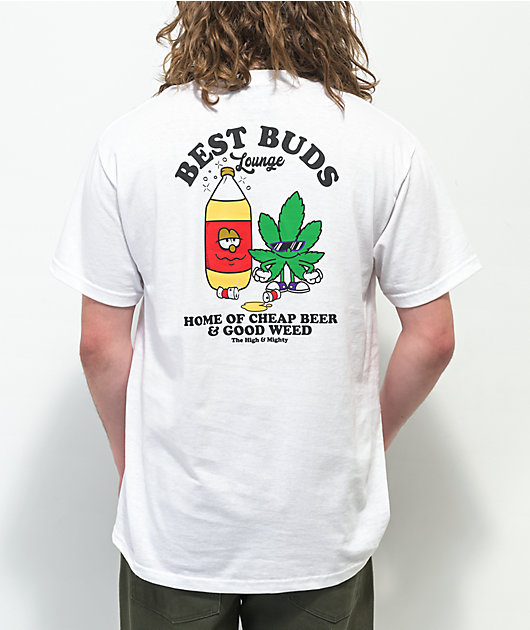 The High & Mighty Best Buds camiseta blanca