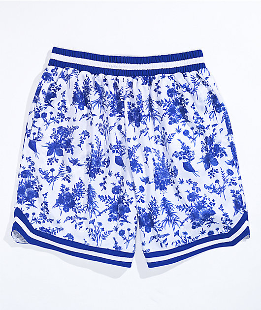 The High & Mighty Fine China Blue & White Basketball Shorts