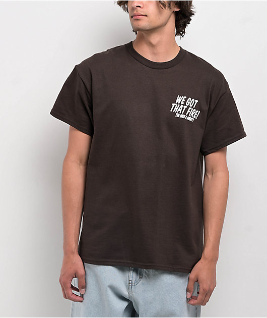 The High & Mighty Fire Brown T-Shirt