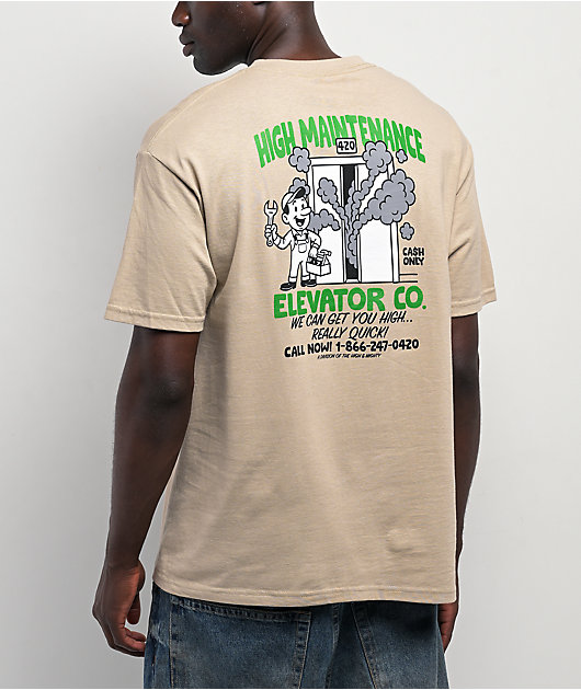 The High & Mighty Lifted Beige T-Shirt