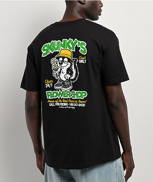 The High & Mighty Smell The Flower Black T-Shirt