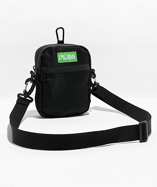 The High & Mighty Quarter Black Smell Proof Crossbody Bag | Zumiez