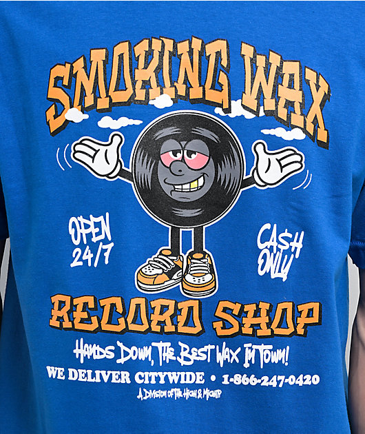 The High & Mighty Vinyl Royal Blue T-Shirt | Zumiez