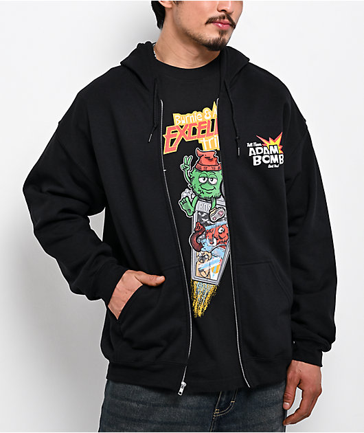The High & Mighty x Adam Bomb Buds Black Zip Hoodie | Zumiez