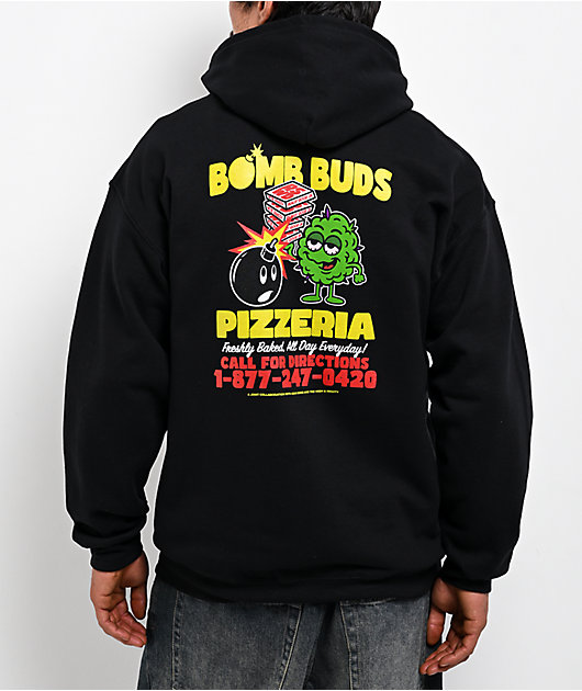 The High & Mighty x Adam Bomb Buds Black Zip Hoodie | Zumiez