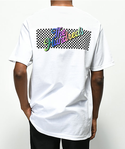 the hundreds white t shirt