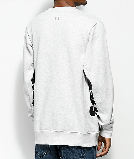 Download The Hundreds Sidewinder Athletic Heather Grey Crew Neck ...