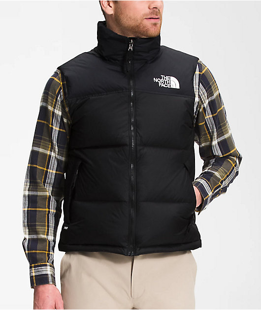 The North Face 1996 Retro Nuptse Black Vest | Zumiez