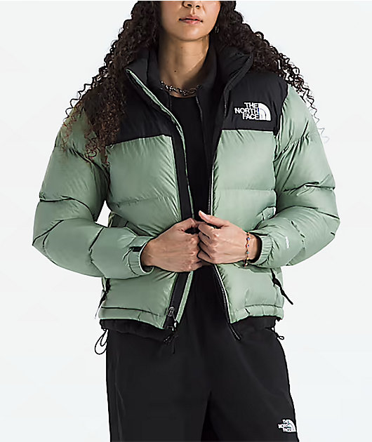 ⭐️TOTOTTHE NORTH FACE M NB82532 The North Face 1996 Retro Nuptse Slate Moss Puffer Jacket | Zumiez