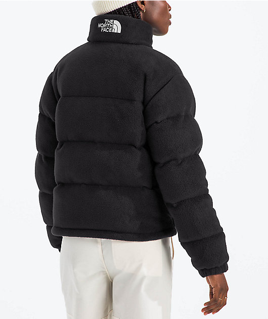 North face shiny black jacket on sale