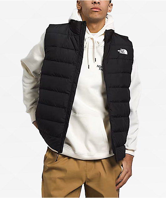 The North Face Aconcagua 3 Black Puffer Vest | Zumiez