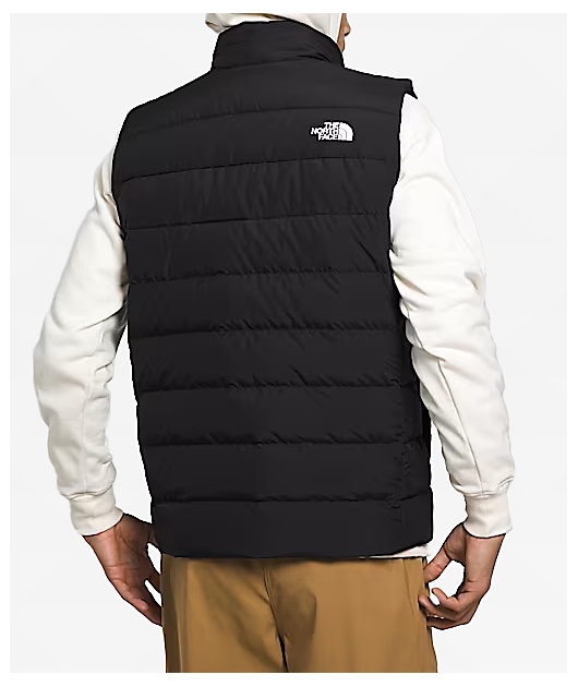 The North Face Aconcagua 3 Black Puffer Vest | Zumiez