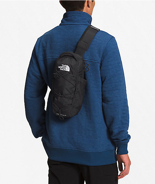 The North Face Borealis Black & White Sling Bag | Zumiez