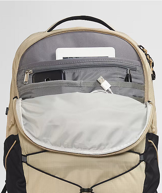 The North Face Borealis Gravel & Black Backpack | Zumiez