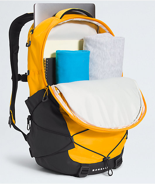 The North Face Borealis Summit Gold & Black Backpack | Zumiez The North Face Borealis Summit Gold & Black Backpack | Zumiez