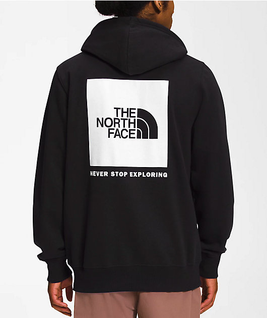 Black zip up store hoodie north face