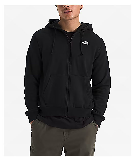 The North Face Evolution Simple Dome Black Zip Hoodie | Zumiez