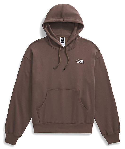 brown north face hoodie