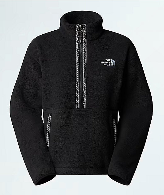 The North Face Fleeski Black Half Zip Jacket | Zumiez