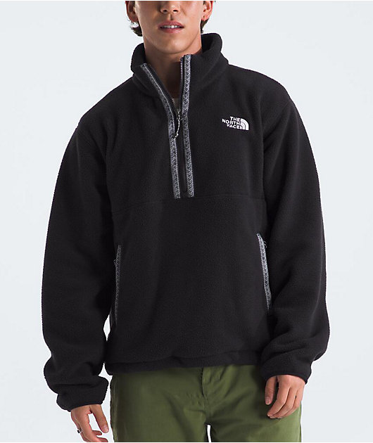 The North Face Fleeski Black Quarter Zip Sweatshirt | Zumiez