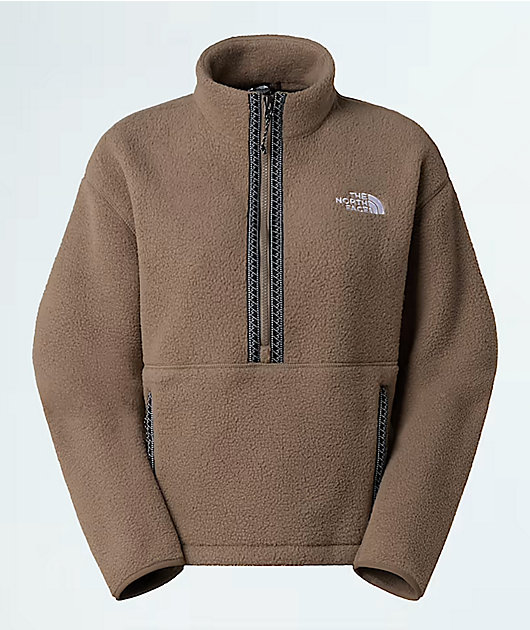 The North Face Fleeski Mocha Half Zip Jacket | Zumiez