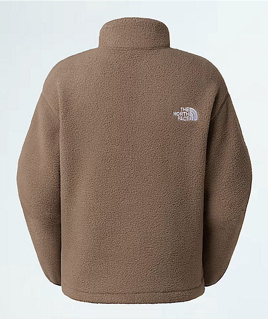 The North Face Fleeski Mocha Half Zip Jacket | Zumiez