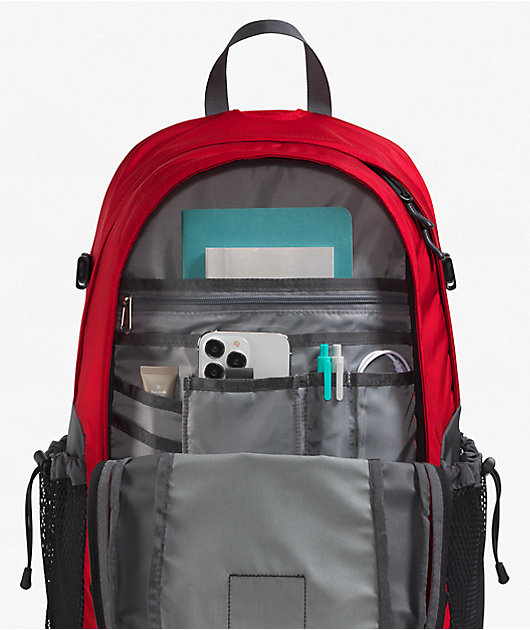 The North Face Hot Shot SE Red & Zinc Backpack