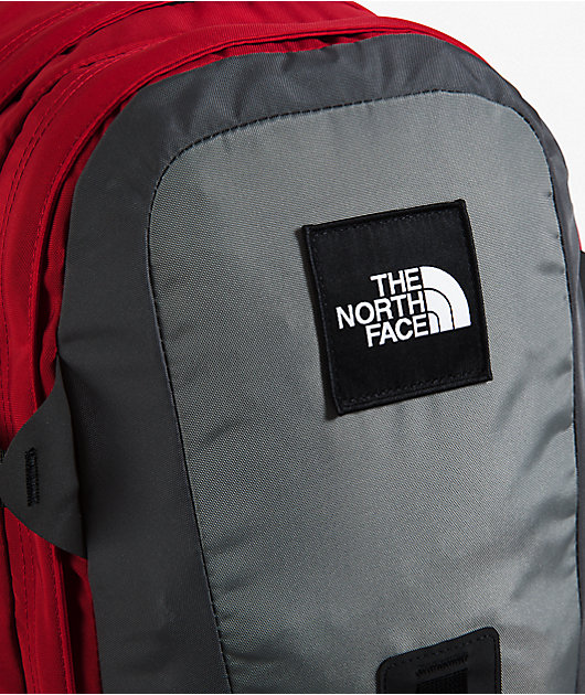 The North Face Hot Shot SE Red & Zinc Backpack