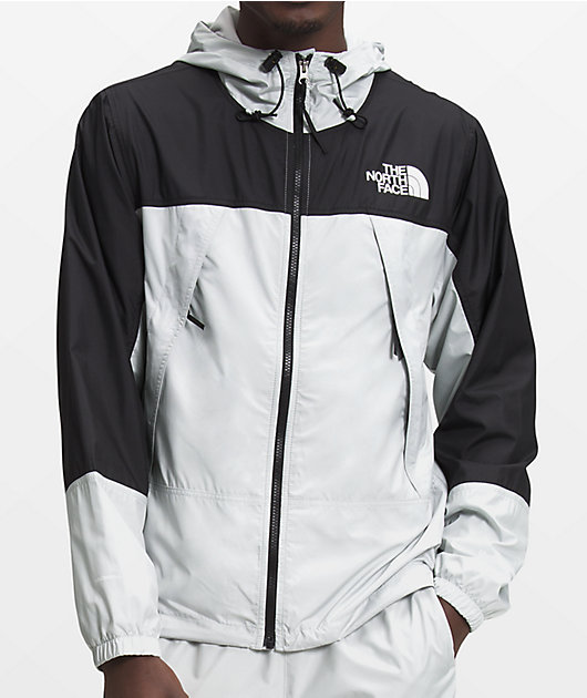 The North Face Hydrenaline Black & White Windbreaker Jacket