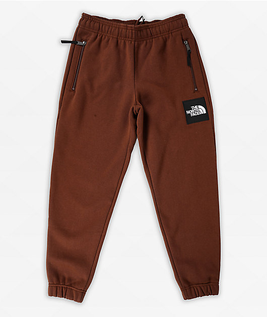 The North Face Colour Block Fleece Track Pants in White