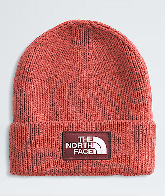 The North Face Logo Box Cuffed Mars Dust Beanie
