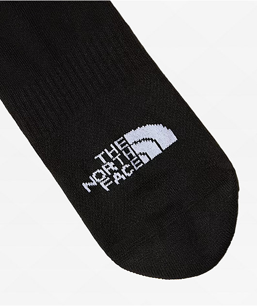 The North Face Multisport Black 3 Pack No Show Socks