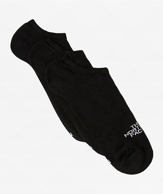 The North Face Multisport Black 3 Pack No Show Socks