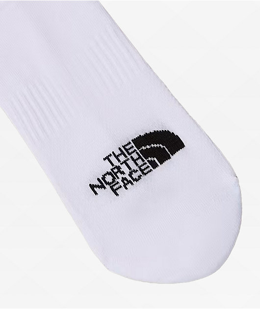 The North Face Multisport White 3 Pack No Show Socks