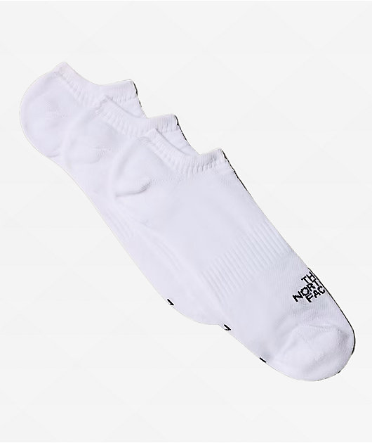 The North Face Multisport White 3 Pack No Show Socks