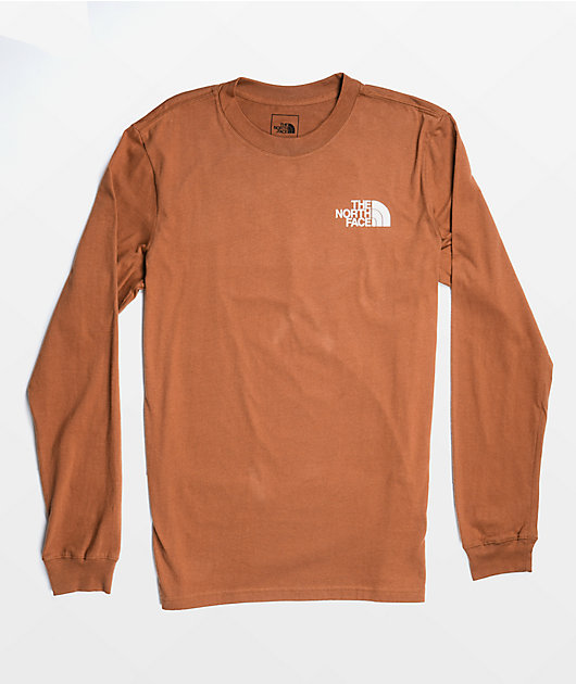 NSE Box Pinecone Brown Long Sleeve T-Shirt