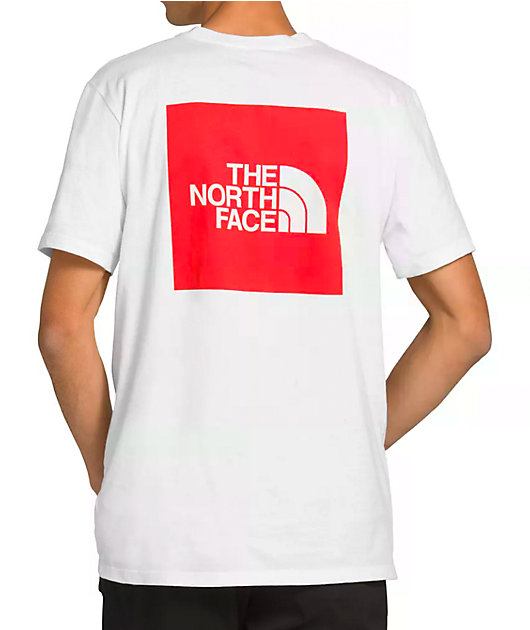 north face tshirt white