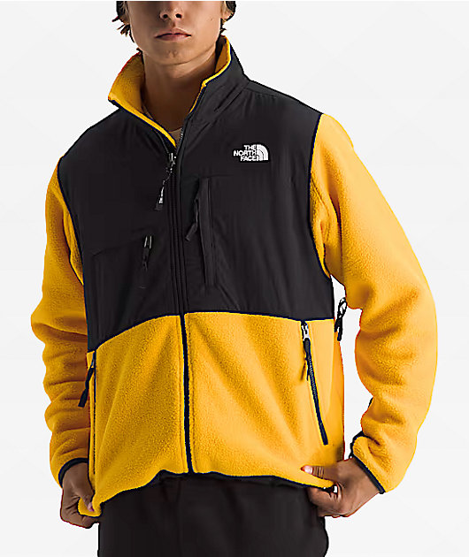 The North Face Retro Denali Summit Gold & Black Jacket | Zumiez